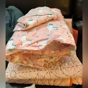Twin unicorn bedding
